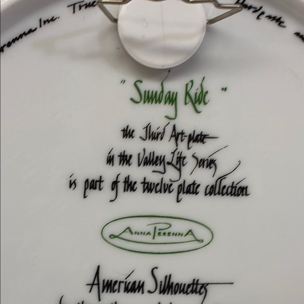 Anna Perenna Sunday Ride Plate - Picture 6 of 8